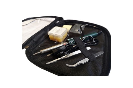 Электрический паяльник Forsage с набором инструментов и аксессуаров 6предметов F-8272-6