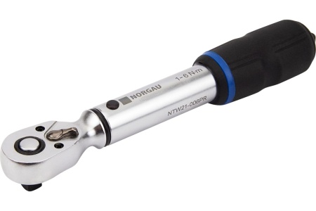 Динамометрический бесшкальный ключ NORGAU 1/4", 1-6 Нм, с поверкой 051112006/П