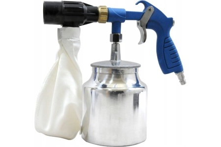 Пескоструйный пневматический пистолет со сменными насадками и песком Forsage F-2377