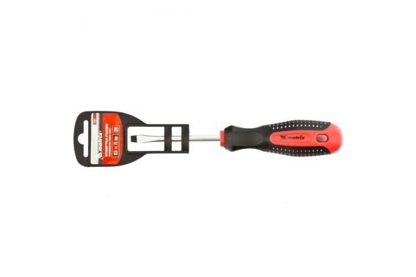 Отвертка SL5,0х75 мм MATRIX Fusion Anti slip 11417