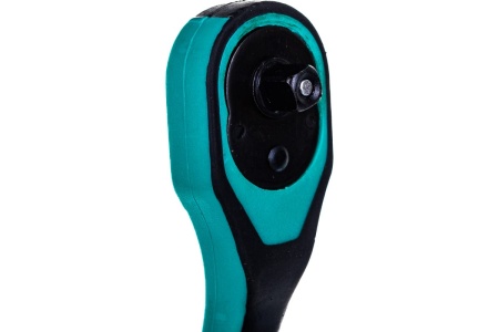 Ключ-трещотка 1/4", 72 зуба, с быстрым сбросом, CrV, 2-х компонентная рукоятка STELS 14028