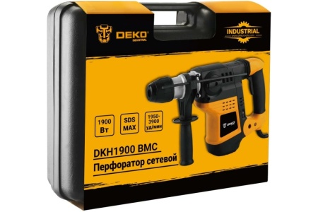 Сетевой перфоратор DEKO DKH1900, 1900 Вт, SDS-max, в кейсе 063-4258 Сетевой перфоратор DEKO DKH1900, 1900 Вт, SDS-max, в кейсе 063-4258
