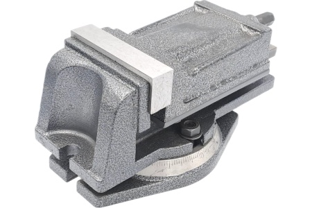 Тиски TORNERI станочные с закрытым винтом поворотные L губок 100 мм 041909