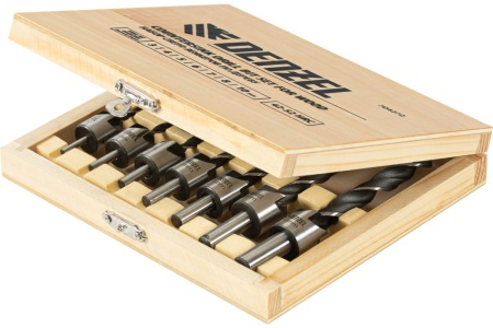 Набор сверл зенкеров по дереву 3-10 мм, 7 шт Denzel 704272