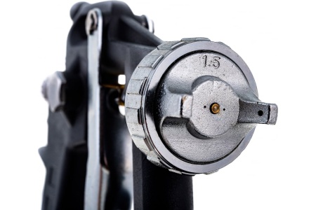 Пневматический краскопульт INTERTOOL HP, форсунка 1.5 мм, бачок 1000 мл, PT-0211