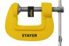 Чугунная струбцина STAYER SG-25 тип G, 25 мм 3215-025 Чугунная струбцина STAYER SG-25 тип G, 25 мм 3215-025