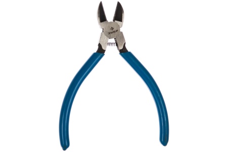 Бокорезы, хромоникелевая сталь, обливные рукоятки, Cr-V сталь ЗУБР "БУЛЬДОГ Мини" 22175-5-12_z01