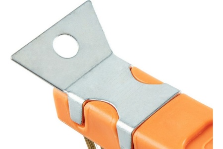 Проволочная щетка NEO Tools латунная проволока, 3х19 рядов, со скребком 39-032