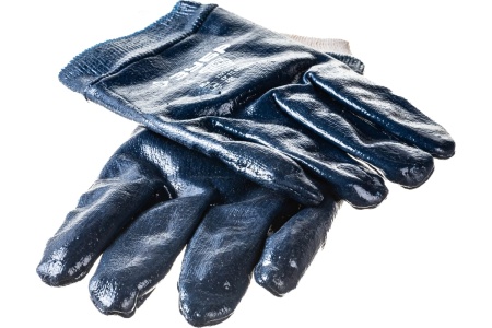Перчатки "МАСТЕР" рабочие с манжетой с нитриловым покрытием (р. L 9) Зубр 11272-L