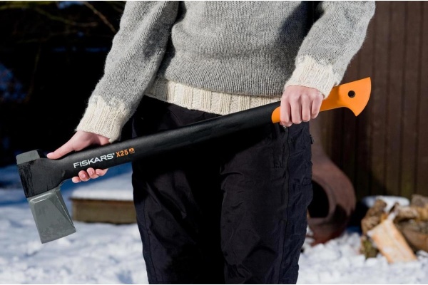 Топор-колун Х25 + пила 123870 В ПОДАРОК Fiskars 122487