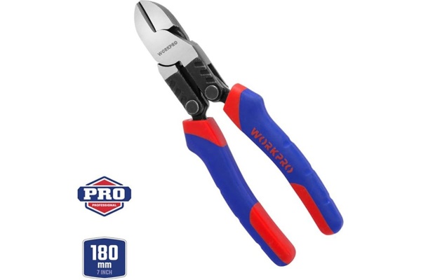 Бокорезы WORKPRO 180 мм (7 дюймов) для тяжелых работ WP231090 Бокорезы WORKPRO 180 мм (7 дюймов) для тяжелых работ WP231090