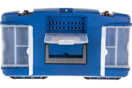 Ящик для инструментов с металлическими замками и органайзером Jettools 19" 480х235х270мм JT1602314