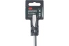 Шлицевая магнитная отвертка ROCKFORCE Profi S2 SL8.0х150мм на пластиковом держателе RF-70180150