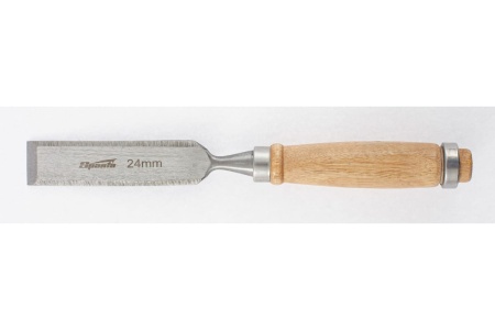Долото-стамеска SPARTA 24 мм, деревянная рукоятка 242505