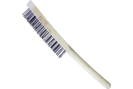 Ручная щетка OSBORN 3 ряда, 295x145, ворс прямая нерж сталь 0,30 151.333-0001