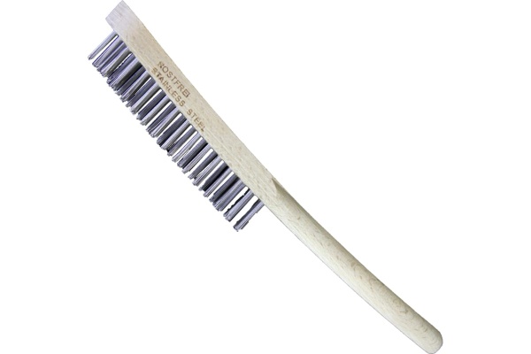 Ручная щетка OSBORN 3 ряда, 295x145, ворс прямая нерж сталь 0,30 151.333-0001
