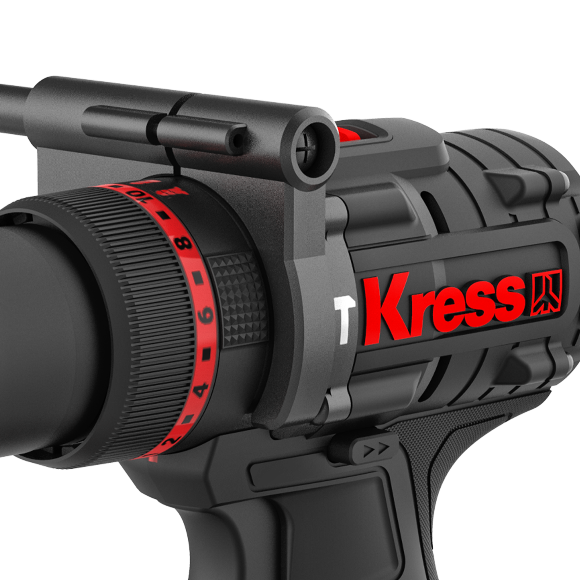 Дрель-шуруповерт аккумуляторная ударная бесщеточная KRESS KUC35, 20В, 150Нм, 4Ач х2, ЗУ 6А, кейс