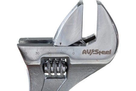 Разводной ключ AV Steel ЕВРО-тип 300 мм AV-321412