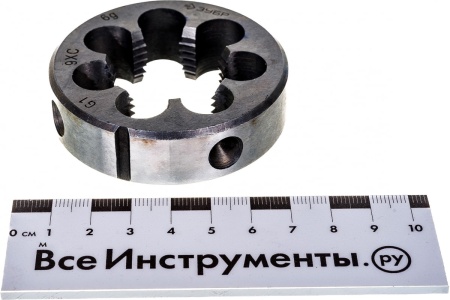 Плашка круглая Мастер для нарезания трубной резьбы G 1" Зубр 4-28032-1