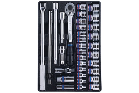 Набор инструментов в красной тележке, 95 предметов KING TONY 931A-010MR-MA