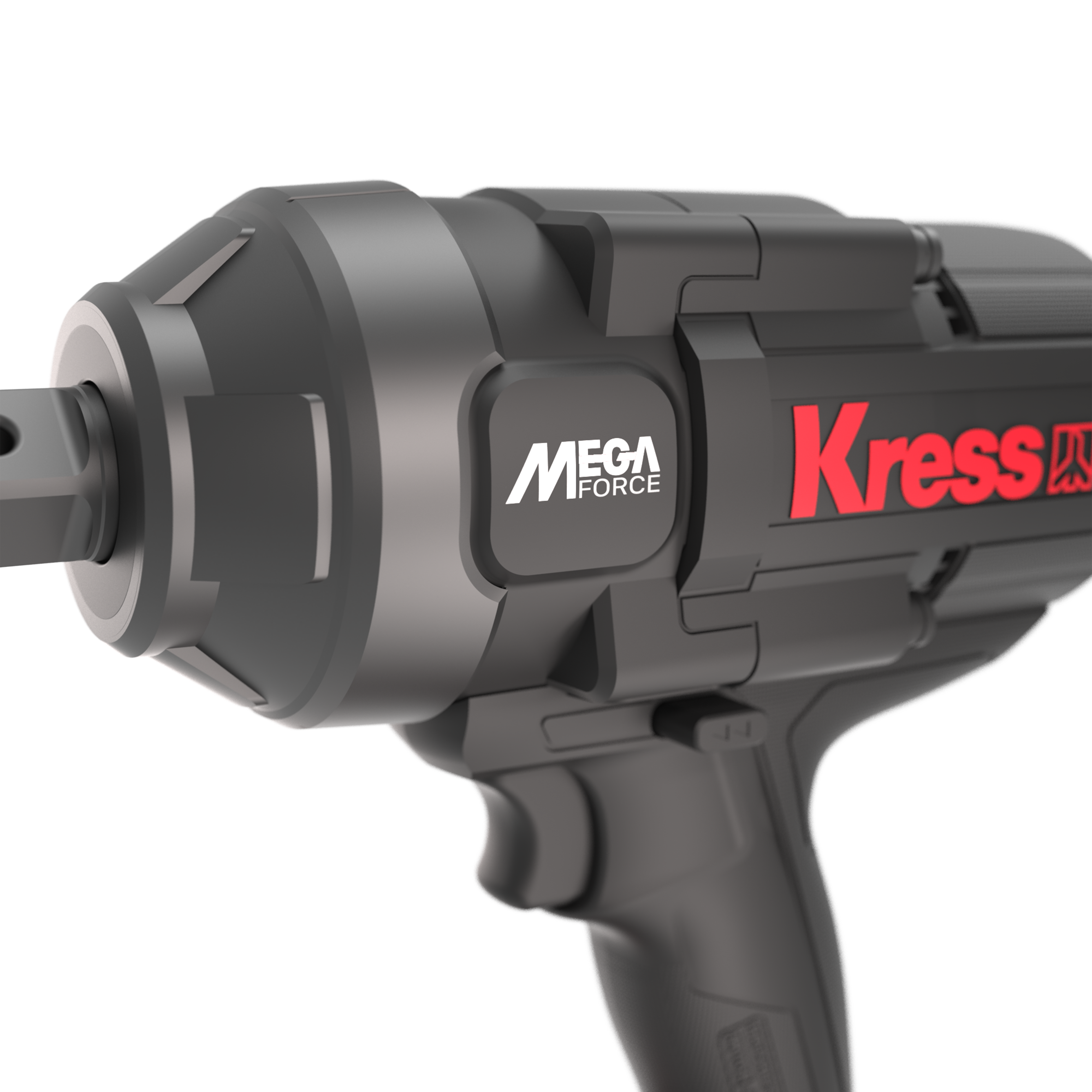 Гайковерт аккумуляторный бесщеточный KRESS KU35.91, 20В, 3/4", 1700 Нм, без АКБ и ЗУ, кейс