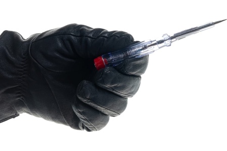 Набор диэлектрических отверток до 1000В, тестер, CrV, двухкомпонентные рукоятки, 5шт СИБРТЕХ 12937