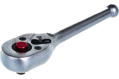 Укороченная трещотка с квадратом 1/4 L=115mm, 8градусов АвтоDело 39767 15338