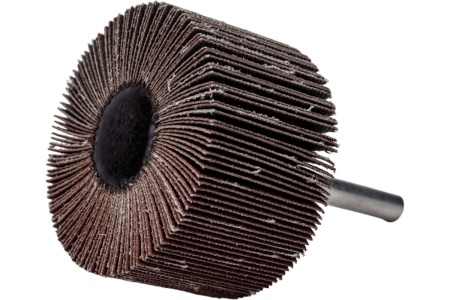 Валик лепестковый со шпинделем (50x30x6 мм; P150) GLOB ЛВШ50x30x6P150