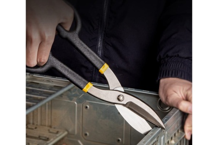 Ножницы по металлу DELI dl25912 прямые, 310 мм, высокоуглеродистая сталь 55 108856