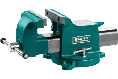Стальные слесарные тиски KRAFTOOL Steel 125 мм 32701-125