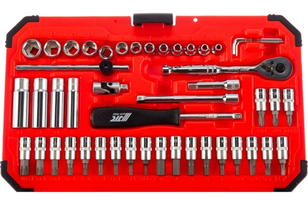 Набор торцевых 6-гранных головок и насадок 47 предметов JTC H247M