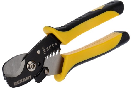 Кабелерез REXANT D до 13.5 мм, с зачисткой кабеля 0.5-6 мм² HT-50A 12-5412