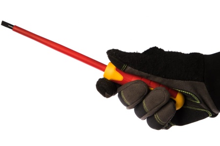 Диэлектрическая шлицевая отвертка SL6.5*150мм, до 1000V Berger BG BG1054