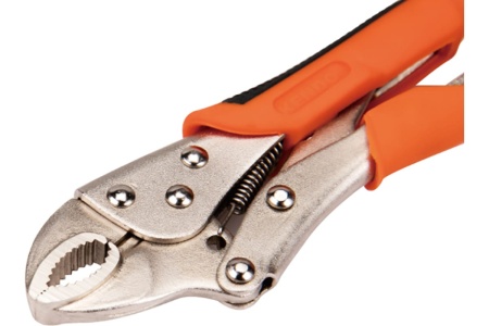 Зажимные клещи KENDO с нескользящей ручкой 140 мм/5-1/2" 11601 Зажимные клещи KENDO с нескользящей ручкой 140 мм/5-1/2" 11601