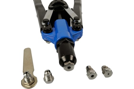 Вытяжной заклепочник HASKYY 3,2-6,4 мм с комплектом алюминиевых заклепок 150 штук CHZ-15