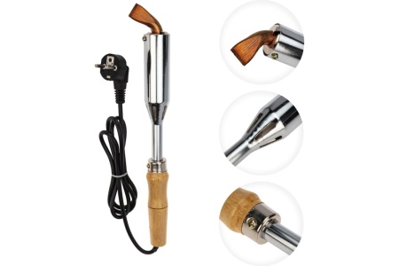 Паяльник REXANT ПД 220 В 300 Вт деревянная ручка 12-0213