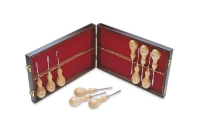 Набор резчицких стамесок Micro Carving Tool, 12шт Robert Sorby RS 512DB