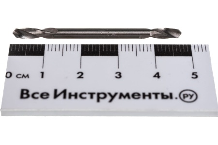 Сверло по металлу двустороннее (2 шт; 3.2 мм) ПРАКТИКА 037-763