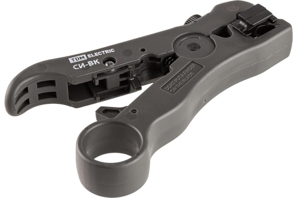 Съемник изоляции TDM МастерЭлектрик СИ-ВК, для зачистки кабеля типа RG-6, RG-59, RG-7, RG-11 SQ1003-0111