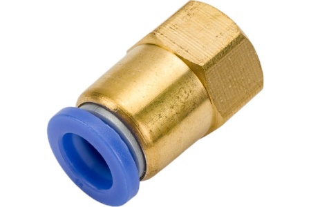 Фитинг металлический 8 мм - внутренняя резьба 1/4" Pegas pneumatic 5204