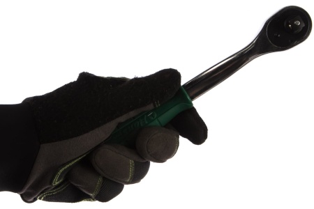 Трещотка с быстрым сбросом Hans 3/8" с изогнутой рукояткой 72 зуба 3162GQ