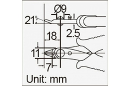 Кусачки (антистатические) ProsKit 1PK-25P-E 00171176