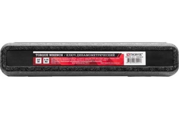 Динамометрический ключ THORVIK TWM38630 3/8DR, 6-30 Нм 53566