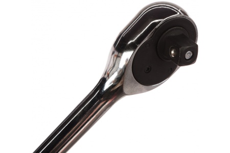 Трещотка с прямой рифленой металлической ручкой ЭВРИКА 1/2 72-зубцовая ER-91272