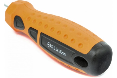 Отвертка SL6.0х100мм, CrV, 2-х компонентная рукоятка SPARTA Point 11768