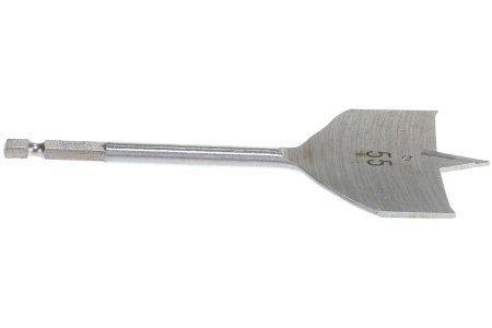 Сверло перовое по дереву (55х152 мм; HEX1/4) MATRIX 70435 Сверло перовое по дереву (55х152 мм; HEX1/4) MATRIX 70435