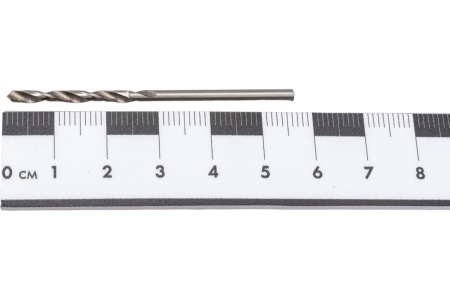 Сверло по металлу (10 шт; 2.5 мм; HSS; пластиковый футляр) ROCKFORCE RF-DSP25