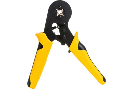 Квадратные пресс клещи Inforce с регулировочным винтом, 0.2-10 мм2 06-19-12