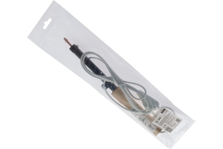 Паяльник с деревянной рукояткой ЭРА ЭПСН 230 В, 25 Вт, PLR01 25 W Б0046951