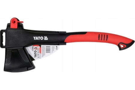 Топор-колун YATO 900 гр 45 см, нейлоновая прорезиненная ручка YT-80080